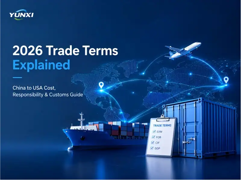 2026 Trade Terms Explained: China to USA Cost, Responsibility & Customs Guide