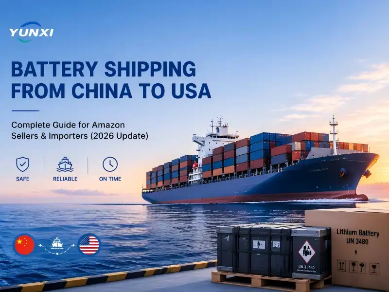 Battery Shipping from China to USA by Sea: Complete Guide for Amazon Sellers & Importers (2026 Update)