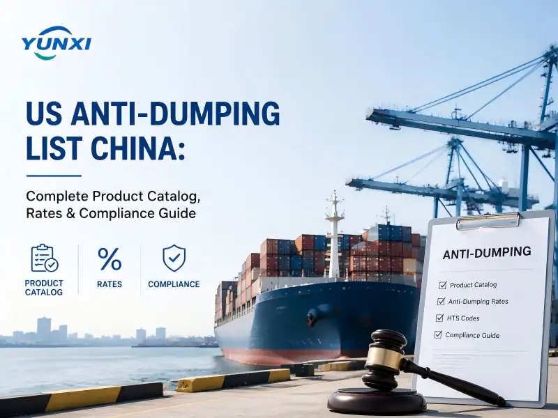 US Anti-Dumping List China: Complete Product Catalog, Rates & Compliance Guide
