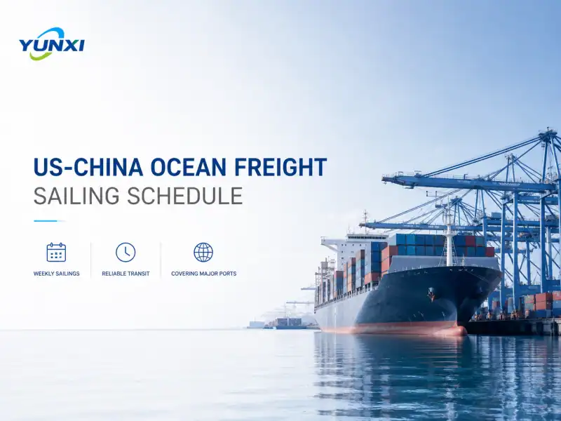 China to US Ocean Freight Sailing Schedule