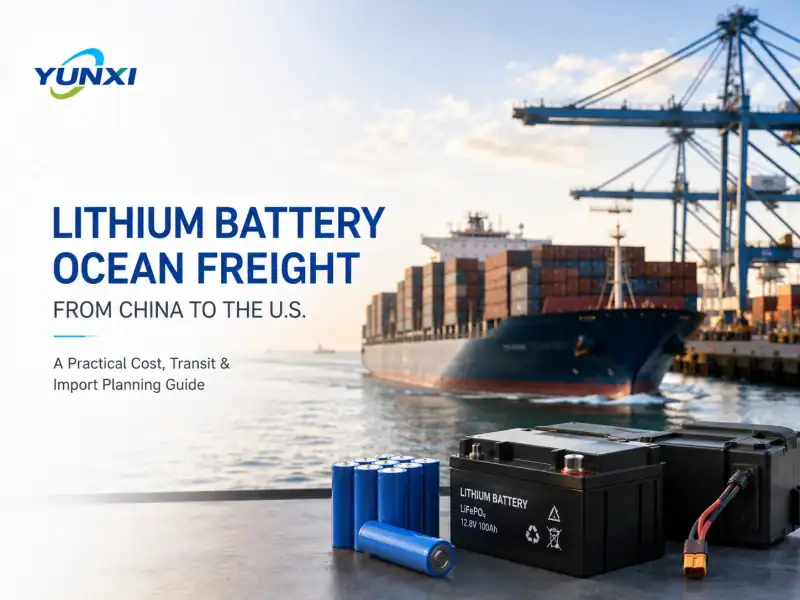 Lithium Battery Ocean Freight from China to the U.S.